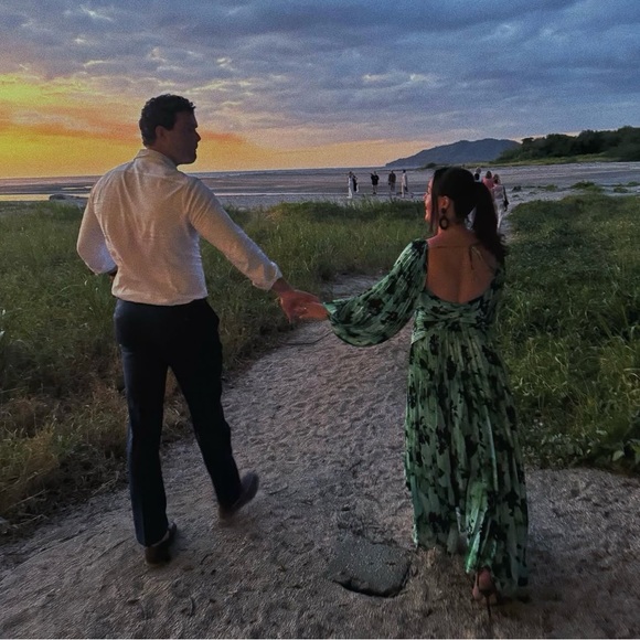 Acler Palms Midi Dress - Picture 3 of 4